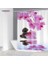 Zen Sessiz Akan Su Çakıli Duş Perdesi Polyester Su Geçirmez Ev Dekoru Perde Kanca ile Yıkanabilir 180 * 200 cm Duş Perdeleri (Yurt Dışından) 2
