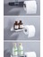 Uzay Alüminyum Banyo Rafı, Yaratıcı ve Kullanışlı Banyo / Mutfak Kağıt Rafı, Çok Fonksiyonlu Beyaz Kağıt Havlu Tutucu (Beyaz) (Yurt Dışından) 3