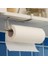 Mutfak Kağıdı Tutucu Askı Doku Rulo Havlu Raylı Banyo Lavabo Organizatör Kapı Depolama Kancası WJ508 (Gümüş) (Yurt Dışından) 2