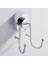 Paslanmaz Çelik Çıkarılabilir Vakum Vantuz Döner Çift Duvar Kanca Askısı Havlu Robe Banyo Mutfak Tutucu | Robe Hooks (Yurt Dışından) 3