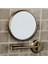 Banyo 8 Inç Yuvarlak 2 Yan Büyüteç Makyaj Aynası Pirinç Bronz Duvar Aynası (Yurt Dışından) 2