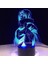 Naruto Sasuke Uchiha LED Küçük Gece Lambası 3D LED Gece Lambası USB12(Yurt Dışından) 1