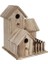 Ahşap Birdhouse Küçük Açık Bahçe Kuş Yuvalama Kutusu Kuş Evi Pet Malzemeleri Dekorasyon Kuşlar Için Uygun Dekorasyon Kumaştılar | Kuş Kafesleri ve yuvalar (Yurt Dışından) 1