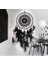 1 Adet Yeni Doğal Tüy Büyük Dantel Dreamcatcher Ev El Sanatları Süsler Araba Dekorasyon Siyah Bahçe Rüzgar Çanları Duvar Asma | Rüzgar Çanları ve asılı Süslemeler (Yurt Dışından) 2