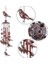 Kuş Rüzgar Chiles 4 Alüminyum Tüplü Su Geçirmez Metal Rüzgar Çanları 6 Bells Ev Için Romantik Rüzgar Çanları | Rüzgar Çanları ve asılı Süslemeler (Yurt Dışından) 4