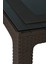 Rattan Masa 80X140 Camlı Bahçe Balkon Teras Masası 2