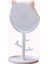 1 Adet LED Masa Masaüstü Tezgah Banyo Seyahat Için Sıradan Pembe Kedi Kulak LED USB Kablosu (Beyaz) Makyaj Aynası (Yurt Dışından) 2
