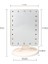 LED Dokunmatik Ekran ile 22 LED Işıkları Parlak Ayarlanabilir Ları Masaüstü Banyo Için Kumandalı Standı (Beyaz) Makyaj Aynası (Yurt Dışından) 3