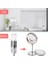 Işıkları ile 10X Büyütme Çift Taraflı Vanity USB Şarj Dokunmatik Karartma Banyo (Gümüş) Makyaj Aynası (Yurt Dışından) 4