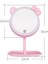 Yeni Masaüstü Üç Renk Tamamlayıcı Işık LED Taşınabilir USB Kozmetik (Pembe) Makyaj Aynası (Yurt Dışından) 2