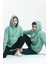 Oversize Unisex 3 Iplik Şardonlu Kapüşonlu Sweatshirt Hoodie 3