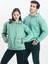 Oversize Unisex 3 Iplik Şardonlu Kapüşonlu Sweatshirt Hoodie 5