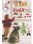 Yılbaşı Ağacı Noel Baba Geyik Kardan Adam Kar Taneleri Kış Temalı Pencere Sticker 1