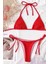 Angelsin Bağlamalı Bikini Üst Kırmızı 2