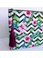Clutch Çanta Çiçekli Zigzag Desen 2