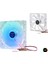 Kasa Fanı 12CM Ledli Hadron HD-2513 1