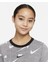 Sportswear Swoosh Uzun Kollu Kız Çocuk Tişört DM3490-010 4