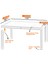 Rattan Masa Takımı 80x140 Camlı Masa 4 Kişilik Sandalye Seti Bahçe Balkon Teras Takımı 4
