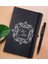 Gift Kişiye Özel Isimli Siyah Defter ve Metal Versatil Kalem(0,7 Kurşun) Hediye Seti-1 2