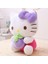 40 cm Sevimli Çilek Pembe Kedi Peluş Bebek Yaratıcı Apple Karikatür Hayvan Oyuncak Kız Ödülüçü Tatil Bebek Uyku Yastığı Doldurulmuş ve Peluş Hayvanlar Mor (Yurt Dışından) 3