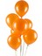 Metalik Turuncu Balon 12" 30 cm Metalik Balon 10LU Paket 1