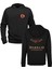 Diablo Immortal Heroes Ön Arka Baskılı Siyah Sweatshirt 1