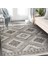 Krem - Kahverengi Zeminde Otantik Motifli Kilim Desenli Vintage Geometrik Yatak Odası Koridor & Antre Dijital Baskılı Makinede Yıkanabilir Kaymaz Taban Saçaklı Halı 1