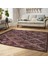 Kahverengi Zeminde Kilim Motifli Anadolu Desenli Avangarde Geometrik Dijital Baskılı Makinede Yıkanabilir Kaymaz Taban Saçaklı Halı 3
