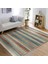 Patchwork Zeminde Örme Motifli Kilim Desenli Klasik Dijital Baskılı Makinede Yıkanabilir Kaymaz Taban Saçaklı Halı 2