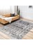 Krem Zeminde Dokuma Halı Motifli Kilim Desenli Eskitme Motifli Vintage Dijital Baskılı Makinede Yıkanabilir Kaymaz Taban Saçaklı Halı 1