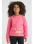 Çocuk Kanguru Cepli Ayı Detaylı Sweatshirt 1