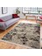 Krem - Bordo Zeminde Eskitme Motifli Kilim Desenli Eskitme Motifli Dijital Baskılı Makinede Yıkanabilir Kaymaz Taban Saçaklı Halı 5
