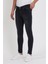 Erkek Jeans Skinny Fit Likralı Antrasit Tırnaklıı 4