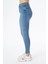 Judy Açık Mavi Yüksek Bel Fermuarlı Skinny Fit Jean Pantolon C 4521-163 3