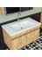 Lavabolu Atlantik Mat Mdf 85 cm Banyo Alt Dolap + Aynalı Üst Dolap + Boy Dolap 3