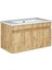 Lavabolu Atlantik Mat Mdf 85 cm Banyo Alt Dolabı 3