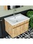 Lavabolu Atlantik Mat Mdf 65 cm Banyo Alt Dolap + Aynalı Üst Dolap 3