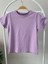 Çocuk Basic Kısa Kol T-Shirt 5203 Lila 1