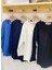 Erkek Çocuk Lazer Kesim Basic T-Shirt 0360 Lacivert 1