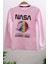 Kız Çocuk Nasa Baskılı Uzun Kol T-Shirt 723410 Pembe 1