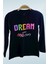 Kız Çocuk Dream Baskılı Uzun Kol T-Shirt 723408 Siyah 1