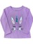 Mojo Kız Çocuk Tavşan Nakışlı Uzun Kol T-shirt 523408 Mor 2