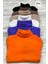 Kız Çocuk Balıkçı Yaka Kaşkorse Sweatshirt 3098 Taş Rengi 3