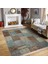 Krem Zeminde Kırkyama Motifli Patchwork Desenli Vintage Sade & Şık Salon & Oturma Odası Yatak Odası Dijital Baskılı Makinede Yıkanabilir Kaymaz Taban Saçaklı Halı 1