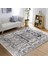 Krem Zeminde Dokuma Halı Motifli Kilim Desenli Eskitme Motifli Vintage Salon & Oturma Odası Dış Mekan & Outdoor Dijital Baskılı Makinede Yıkanabilir Kaymaz Taban Saçaklı Halı 3