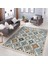 Geleneksel Zeminde Kilim Motifli Pers Desenli Eskitme Motifli Sade & Şık Salon & Oturma Odası Koridor & Antre Dijital Baskılı Makinede Yıkanabilir Kaymaz Taban Saçaklı Halı 2