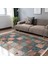Otantik Zeminde Patchwork Motifli Geleneksel Desenli Etnik Motifler Vintage Salon & Oturma Odası Koridor & Antre Dijital Baskılı Makinede Yıkanabilir Kaymaz Taban Saçaklı Halı 5