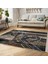 Kanvas Zeminde Modern Sanat Motifli Düğüm Desenli Modern Klasik Koridor & Antre Dış Mekan & Outdoor Dijital Baskılı Makinede Yıkanabilir Kaymaz Taban Saçaklı Halı 1
