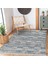 Eskitme Zeminde Kilim Motifli Örgü Desenli Eskitme Motifli Vintage Koridor & Antre Dış Mekan & Outdoor Dijital Baskılı Makinede Yıkanabilir Kaymaz Taban Saçaklı Halı 3