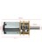 GA12-N20 6V 30RPM Micro Dc Motor Dc 6V N20 Mini Metal Dişli Red 5